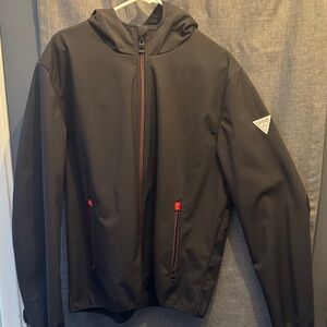Guess Black Windbreaker with Red Details
